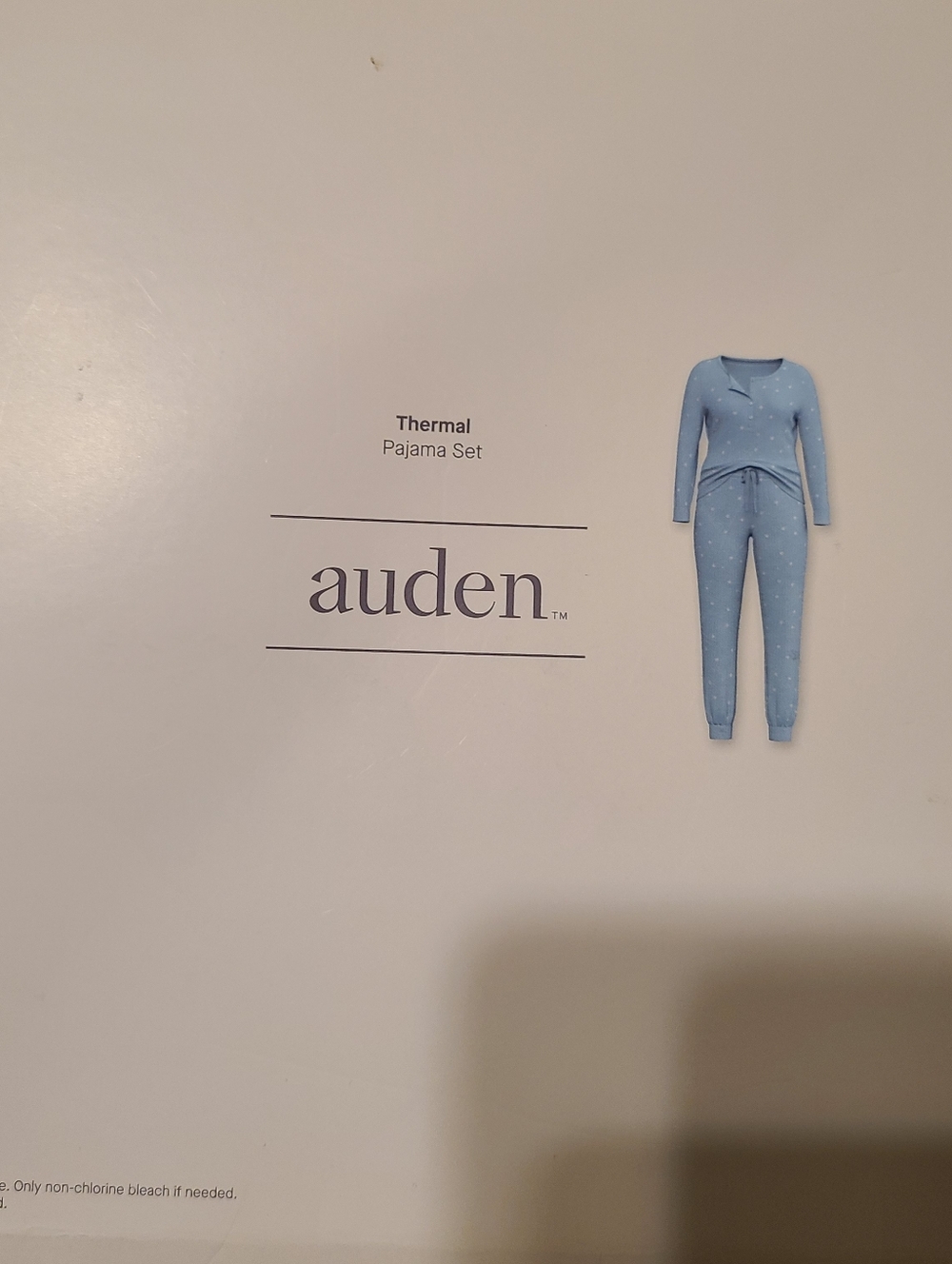 Auden Women's Light Blue Thermal Long Johns - Picture 3 of 3